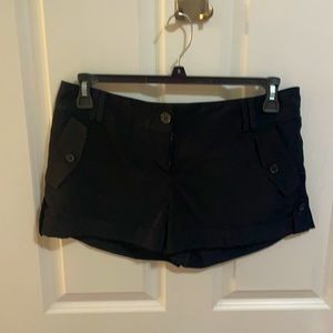 Express dressy short, black, size 8
